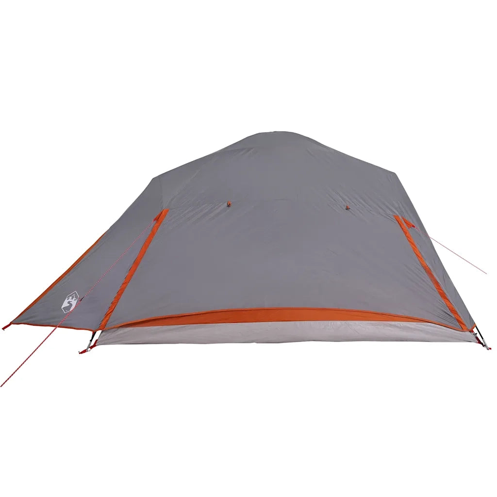 Tenda da Campeggio a Cupola 4 Persone Grigia Impermeabile 94721