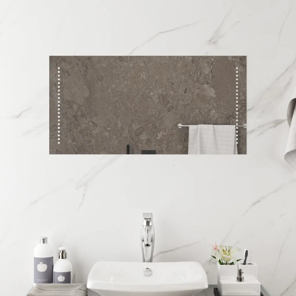 Specchio da Bagno con Luci LED 40x80 cm 3154049