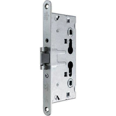 SERRATURA METALLO INFILARE 216 ISEO  B.Q ZINC F.MM 24 F.SAGOM M1+SCR Q9 E.MM 65