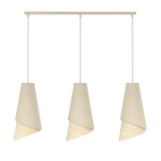 Lampada a sospensione MODA 3xE27 nera marrone Emibig