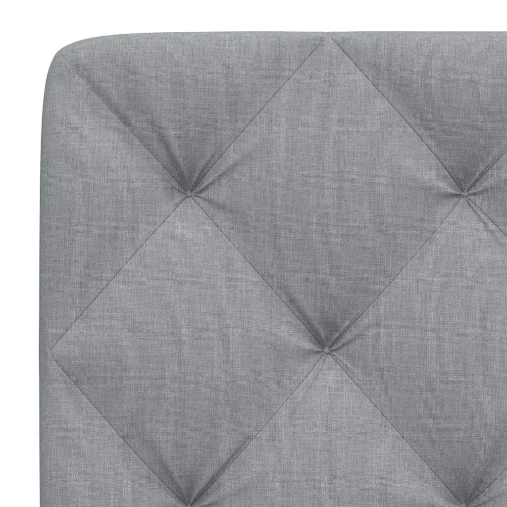 Cuscino Testiera Grigio Chiaro 160 cm in Tessuto 4019226