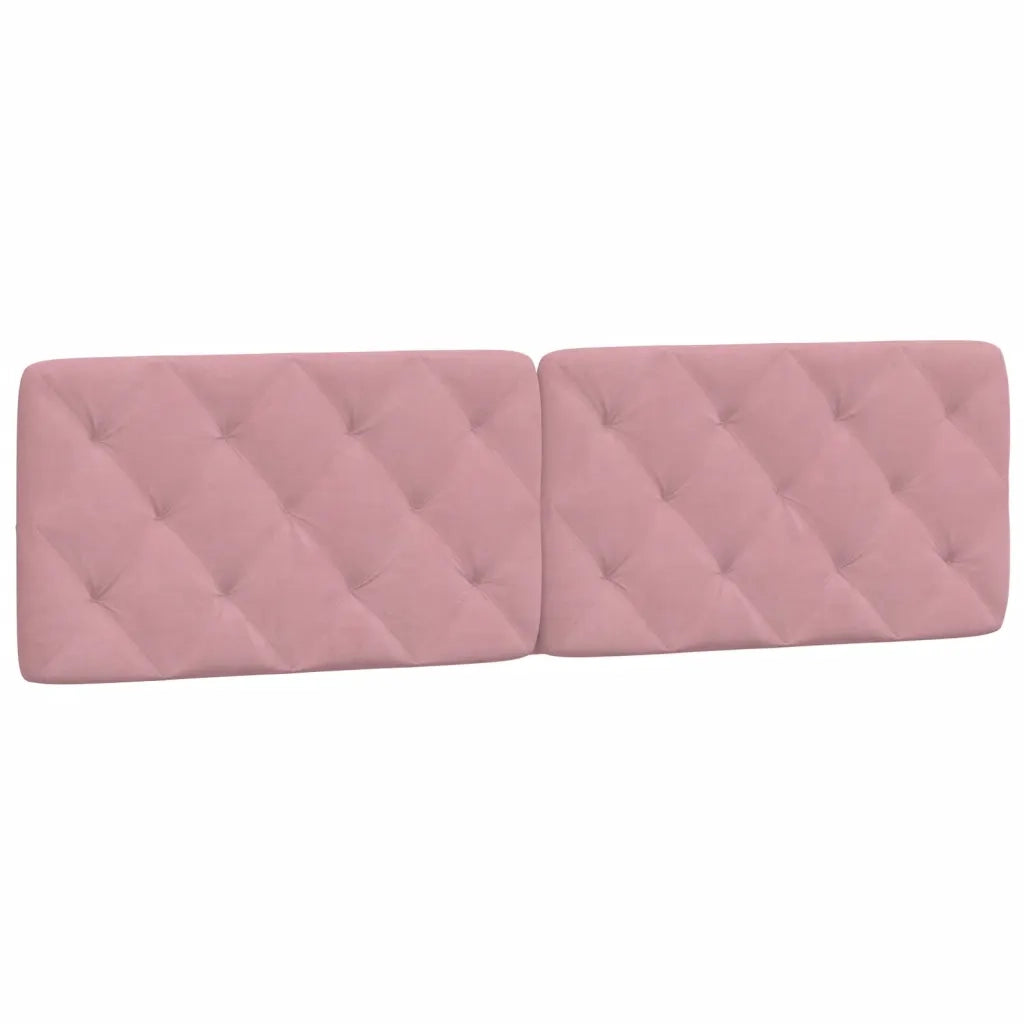 Cuscino Testiera-Cuscino per Testiera Rosa 180 cm in Velluto