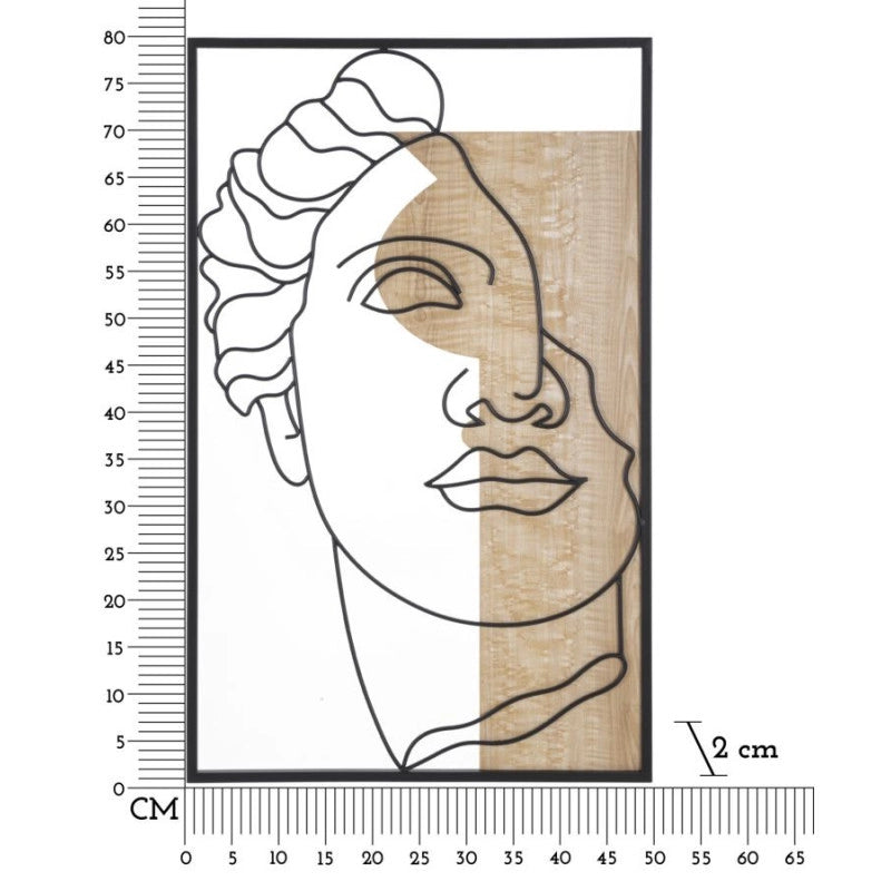 Pannello Da Muro David -a- cm 50x2x80