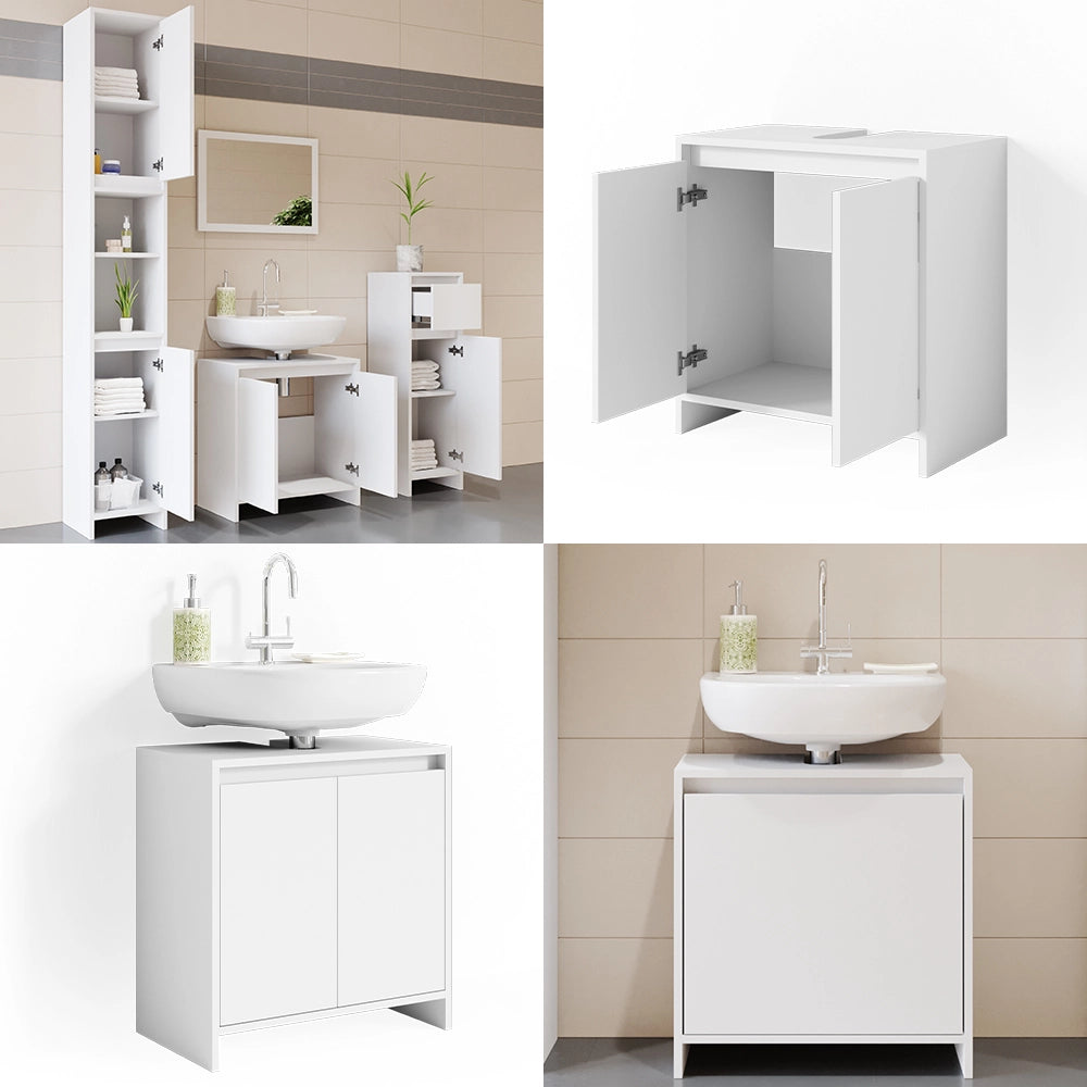 Vicco Mobile sottolavabo per bagno Bianco 58 x 60 cm