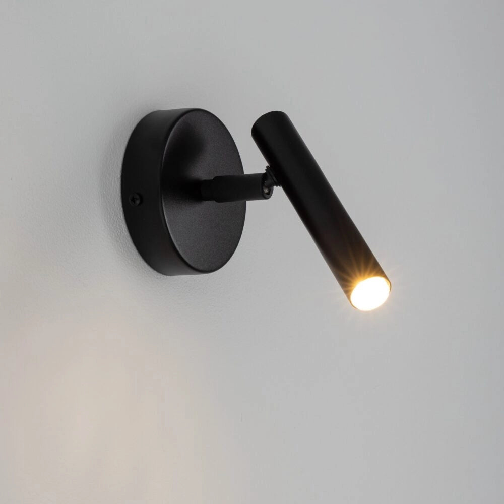 Applique moderna nera orientabile Sopel G9 3W Sigma