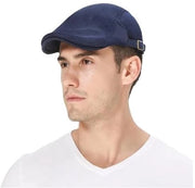 Cappello estivo da uomo con mesh ventilata, cappello con cappuccio e parte superiore piatta