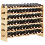 Libreria per vini 6 livelli ¨C Minimal ¨C 114x28x85cm legno pino naturale
