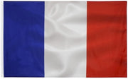 Bandiera Francese 90x150cm - Polyester - Robusta - Per Interno/Esterno - Ideale per Eventi - Alta Qualità