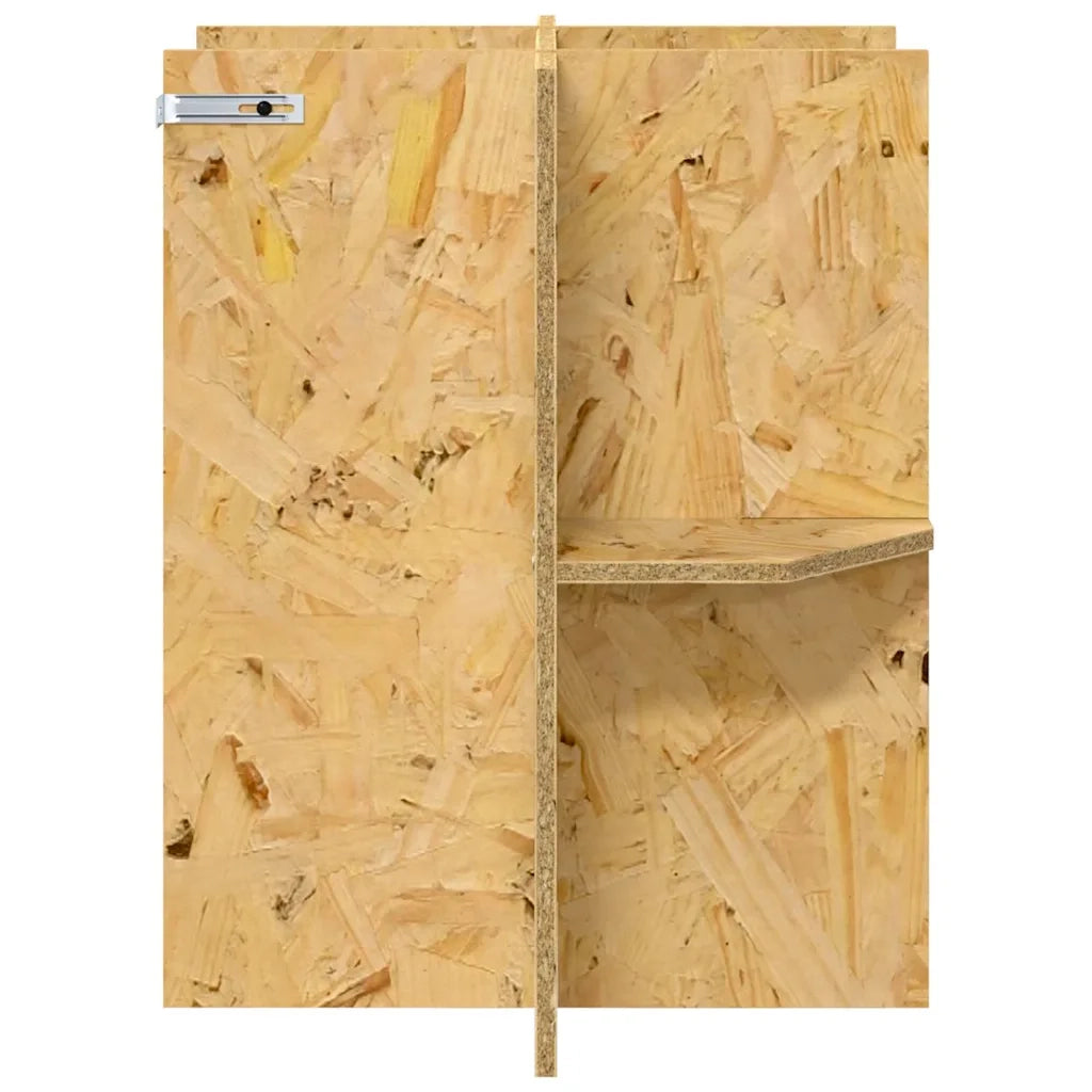 Base per Terrario con lo scaffale Marrone 40 x 40 x 50 cm OSB 876738