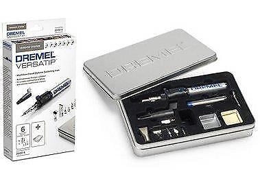 Dremel VersaTip 2000-6 Saldatore a gas 1200 °C Nero, Acciaio inossidabile