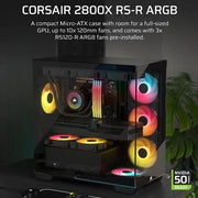 2800x rs-r argb micro-atx case - CC-9011347-WW