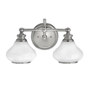 Applique bagno doppia cromata Ainsley 41cm 2xG9 LED 3W