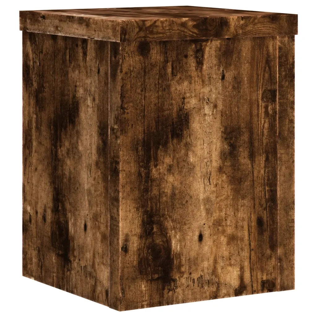 Supporti per piante | Sostegno per piante 2 pz Rovere 15x15x20 cm Legno Multistrato