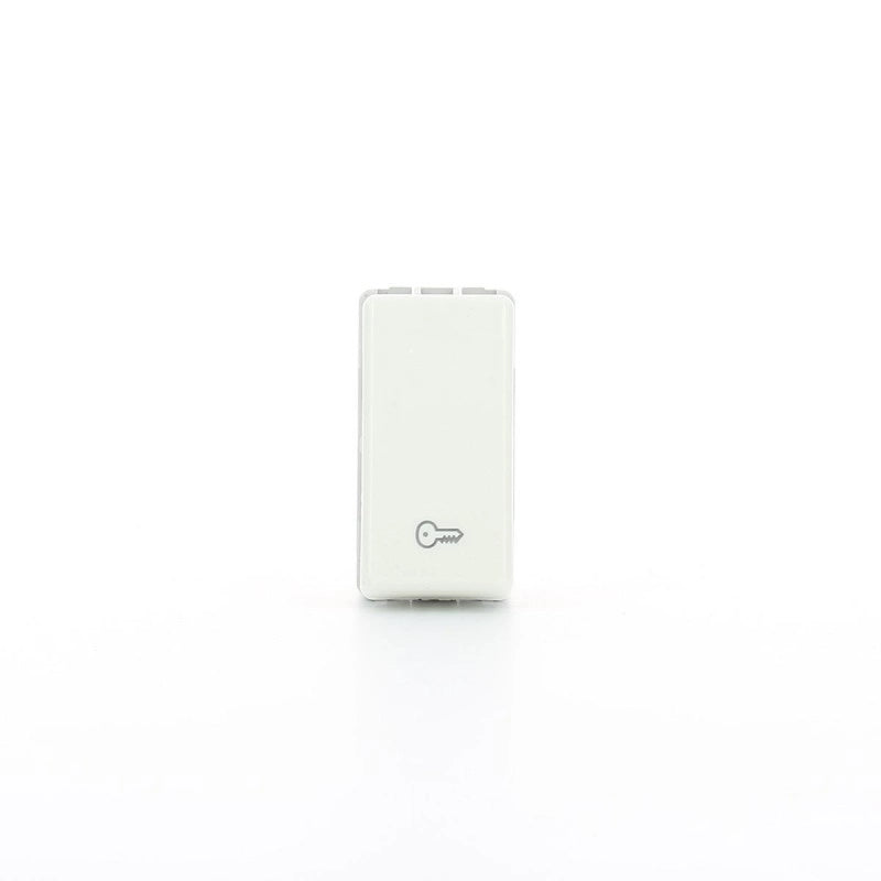 GW20511 Pulsante Unipolare Apriporta Simbolo Chiave 250V Na 10A 1 Modulo