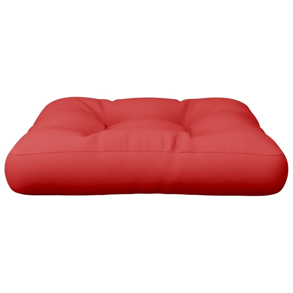 Cuscino per Pallet Rosso 58x58x10 cm in Tessuto 360906