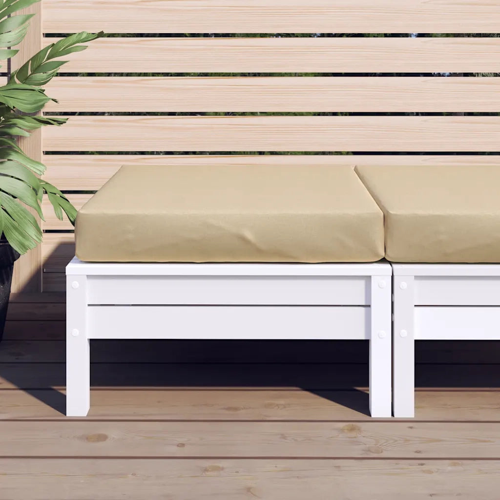 Cuscino per Pallet Beige Mélange 60x60x9,5 cm in Tessuto 4002666
