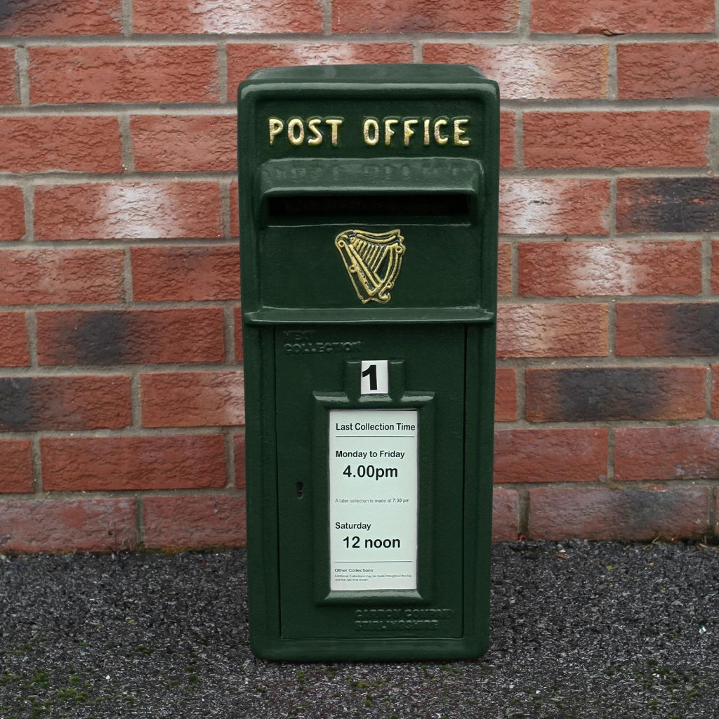 Cassetta Postale per le Lettere in Stile Britannico Inglese in Ghisa da Esterno Bocchetta Lettere Standard UK - Bianco
