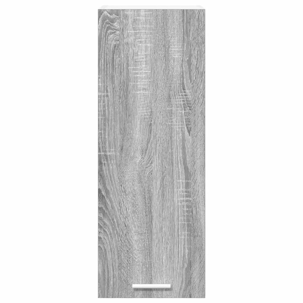 Armadio pensile 2 pcs Grigio Sonoma e Bianco 30 x 31 x 80 cm 884253
