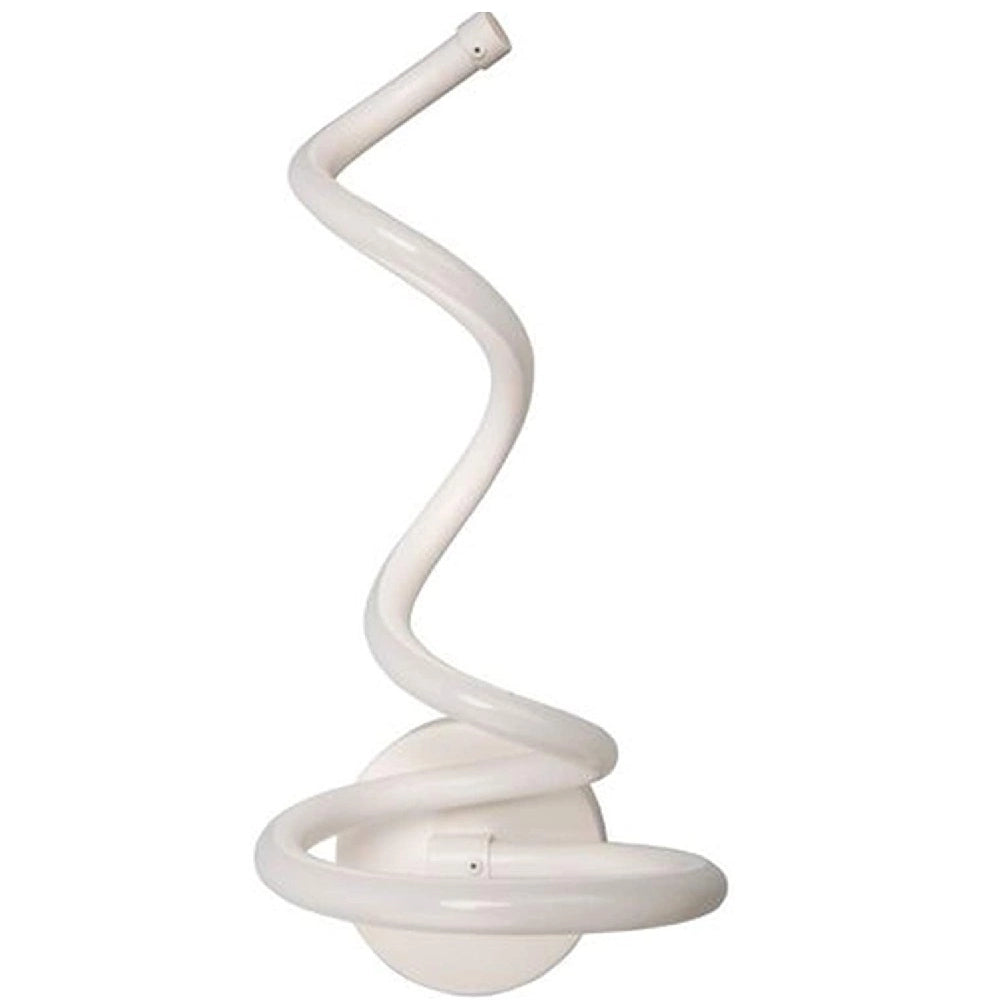 APPLIQUE LAMPADA DA PARETE A SPIRALE PER INTERNO LED LUCE FREDDA 6500K 12W
