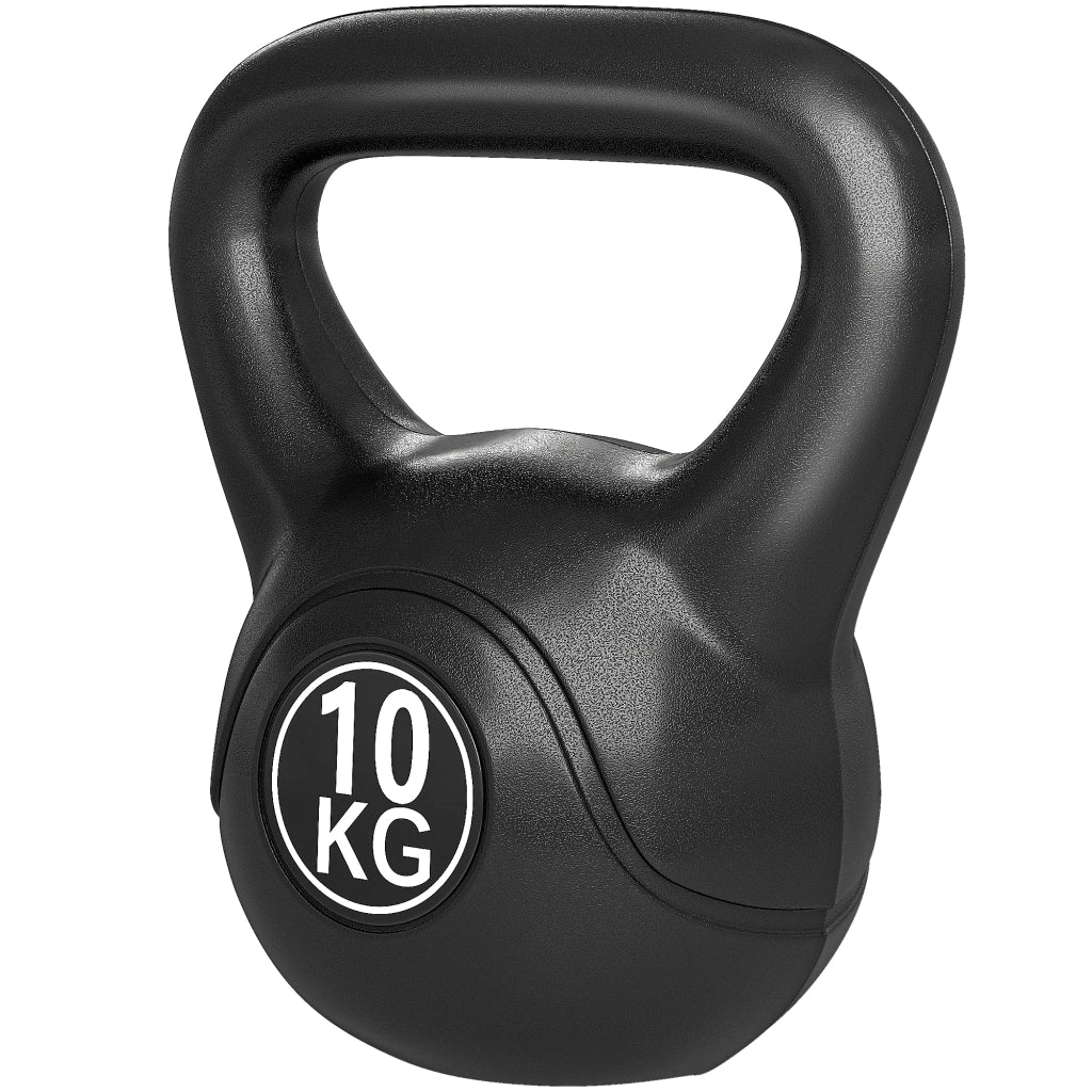 Kettlebell 10 kg ¨C Minimal ¨C 25x19x28 cm Nero