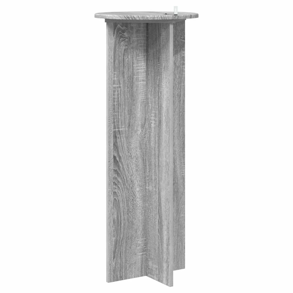Supporto per piante 2 pz Grigio Sonoma Ø40 x 100 cm 899696
