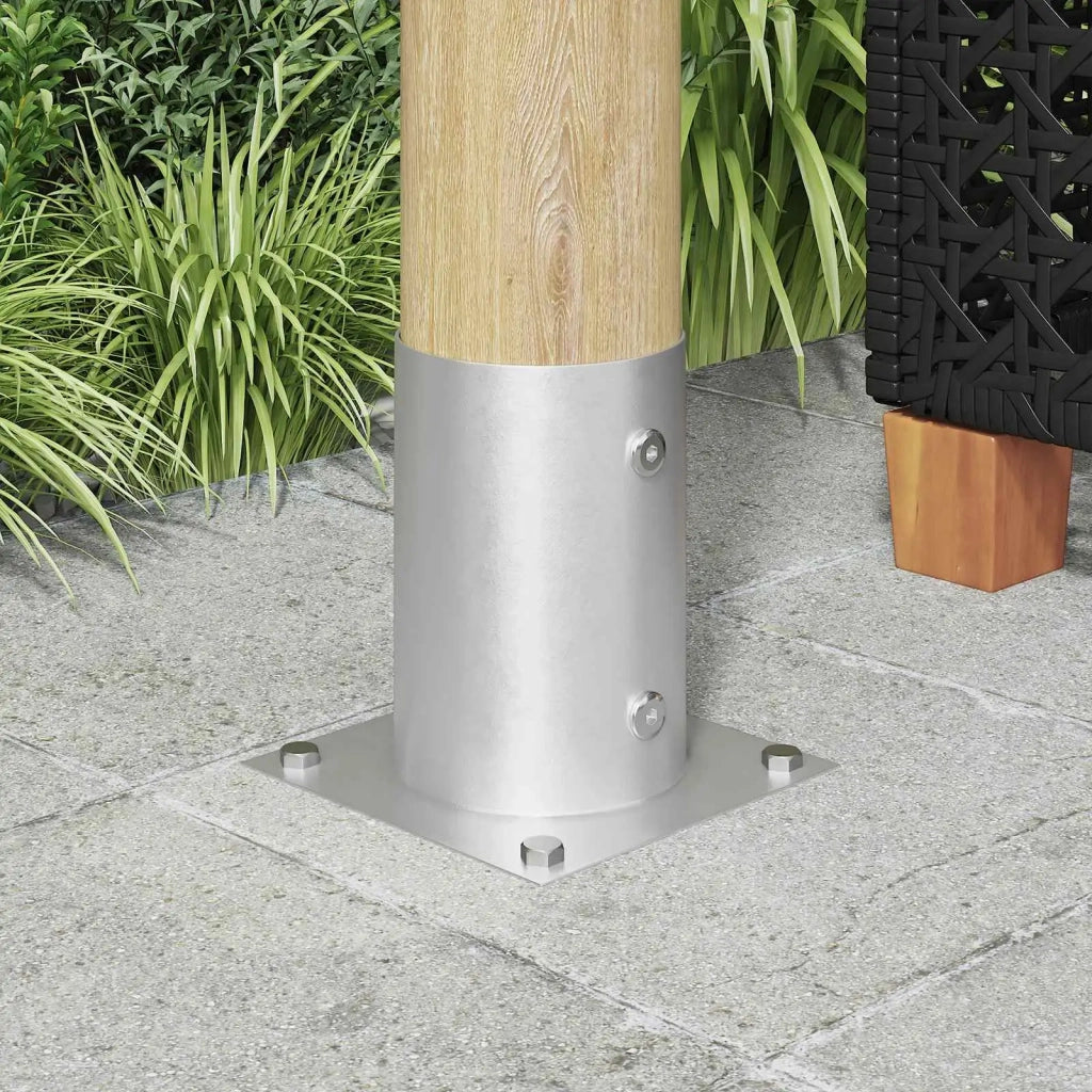 Ancora rotonda per terreno 4 pz Argento 15 x 15 x 15 cm CFW6672089