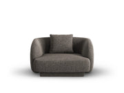 Cosmopolitan Design - Poltrona "Tulum" in ciniglia grigio 