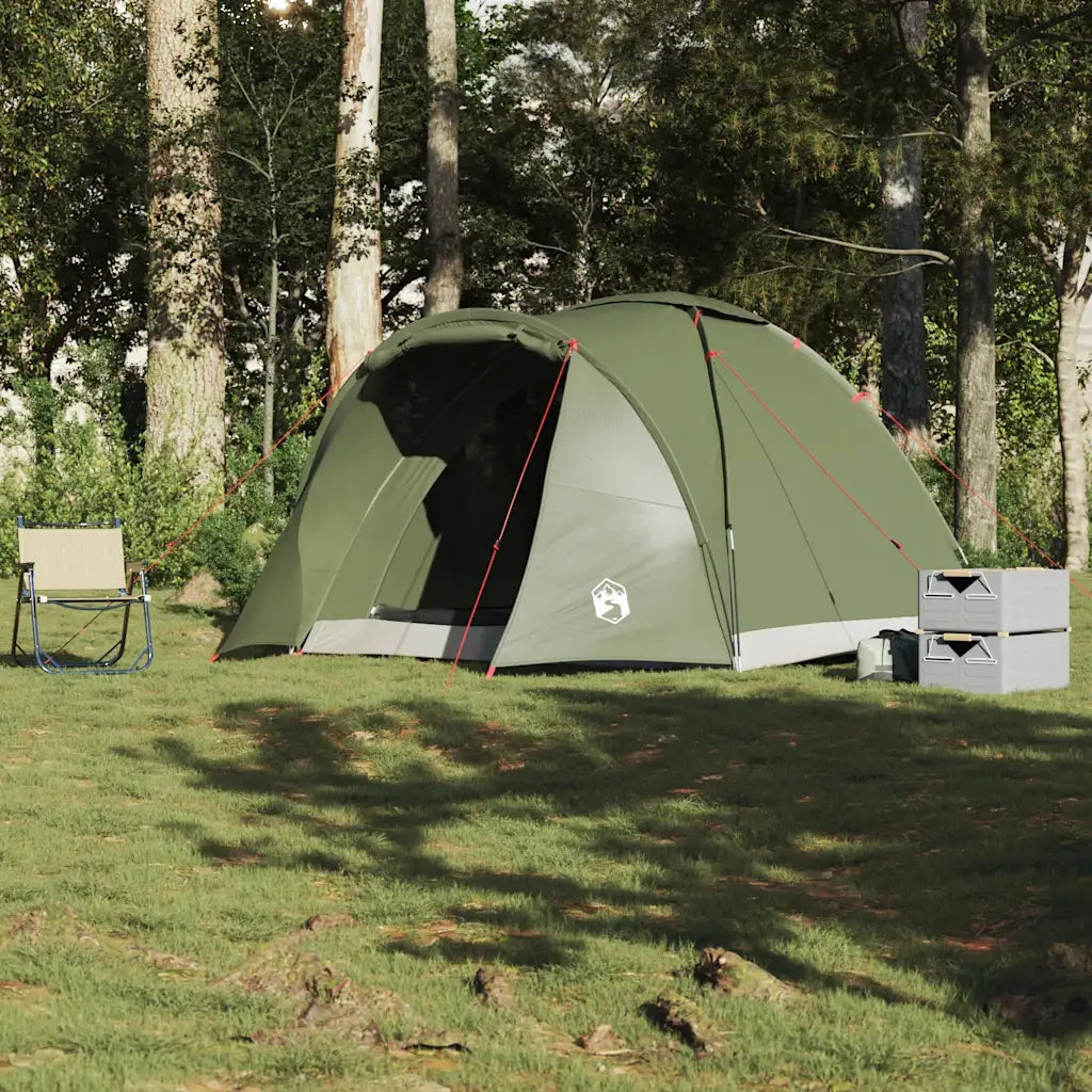 Tenda da Pesca per 2 Persone Verde Oliva Impermeabile 4009485