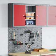 Set di armadi per attrezzi con lo scaffale 3 pcs Rosso 3321405
