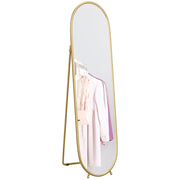 Specchio ovale freestanding ¨C Minimal ¨C 40x160cm colore oro
