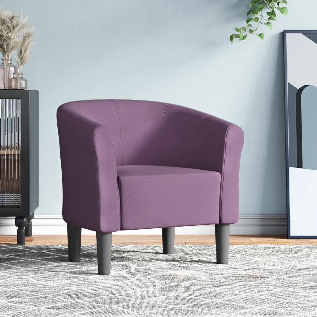 Poltrona | Sedia Relax Cabriolet Viola in Tessuto
