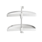 Cestello Girevole Ø65 cm per Mobile da Cucina 80 cm in Plastica Emuca Bianco