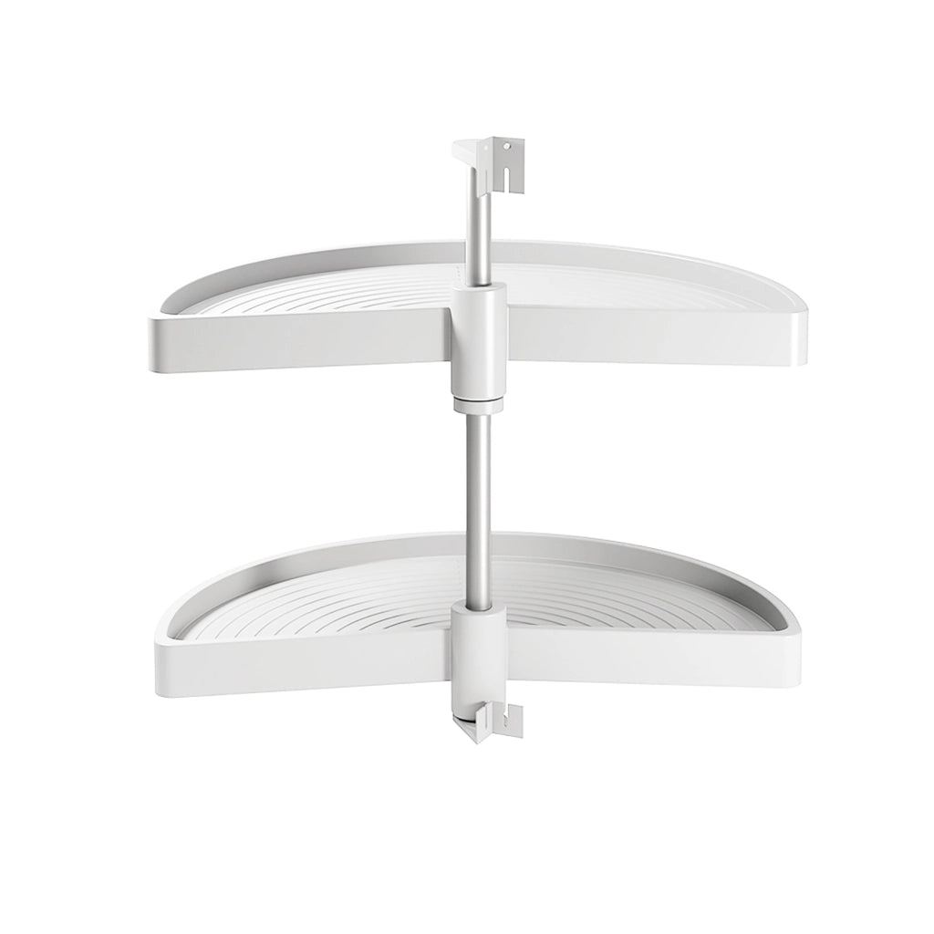 Cestello Girevole Ø65 cm per Mobile da Cucina 80 cm in Plastica Emuca Bianco