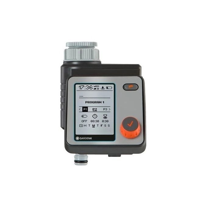 Gardena 1892-20 Computer per irrigazione Master fino a 6 programmi indipendenti pressione max 12 bar colore Nero Grigio