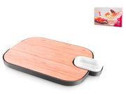 Vassoio doppiouso vacuvin in legno cm 36x23,5x4,5 h.