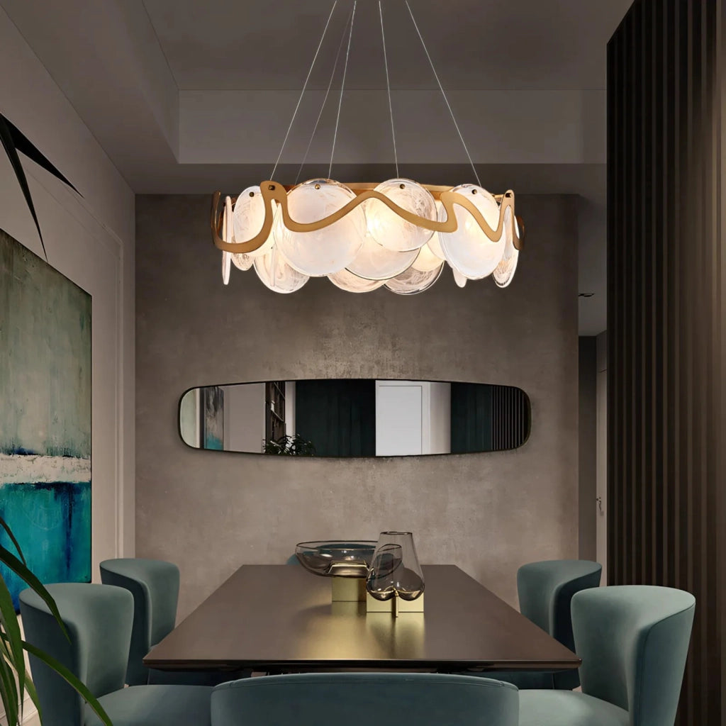 Lampada Da Soffitto APP1544-8CP Brush Gold