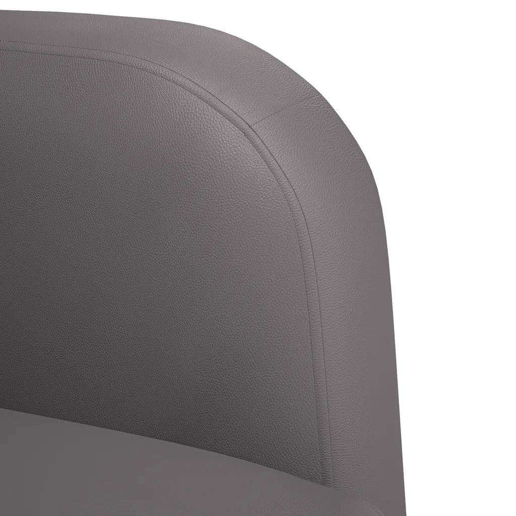 Divano Sedia con Braccioli Grigio 54 cm in Similpelle 4100531