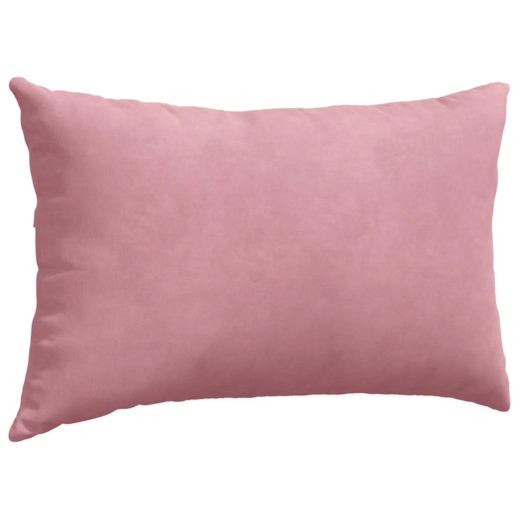 Cuscini da Divano 2 pcs Rosa 50 x 30 cm Tessuto in Cords 42013631