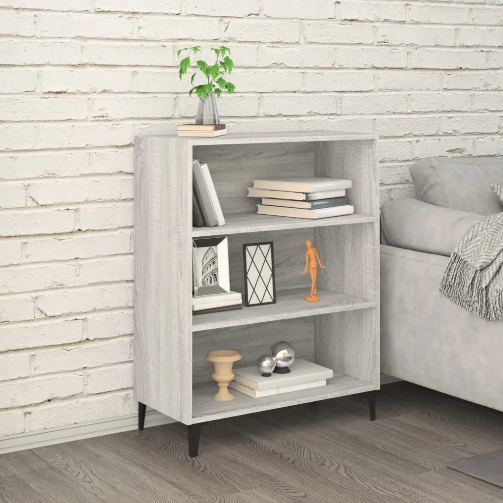 Credenza Grigio Sonoma 69,5x32,5x90 cm in Legno Multistrato 817379