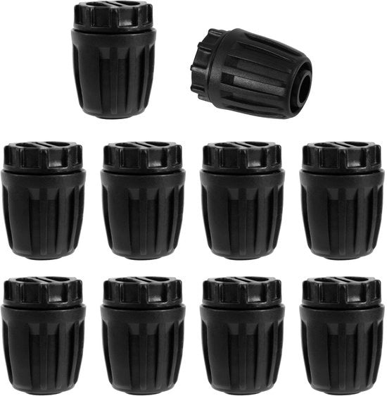 Capocannoni per irrigazione 10 pezzi - Anti-drainaggio - 16mm gomiti - PE plastica - 37,8 x 28 mm - sistema di irrigazione per giardino - stopper irrigazione