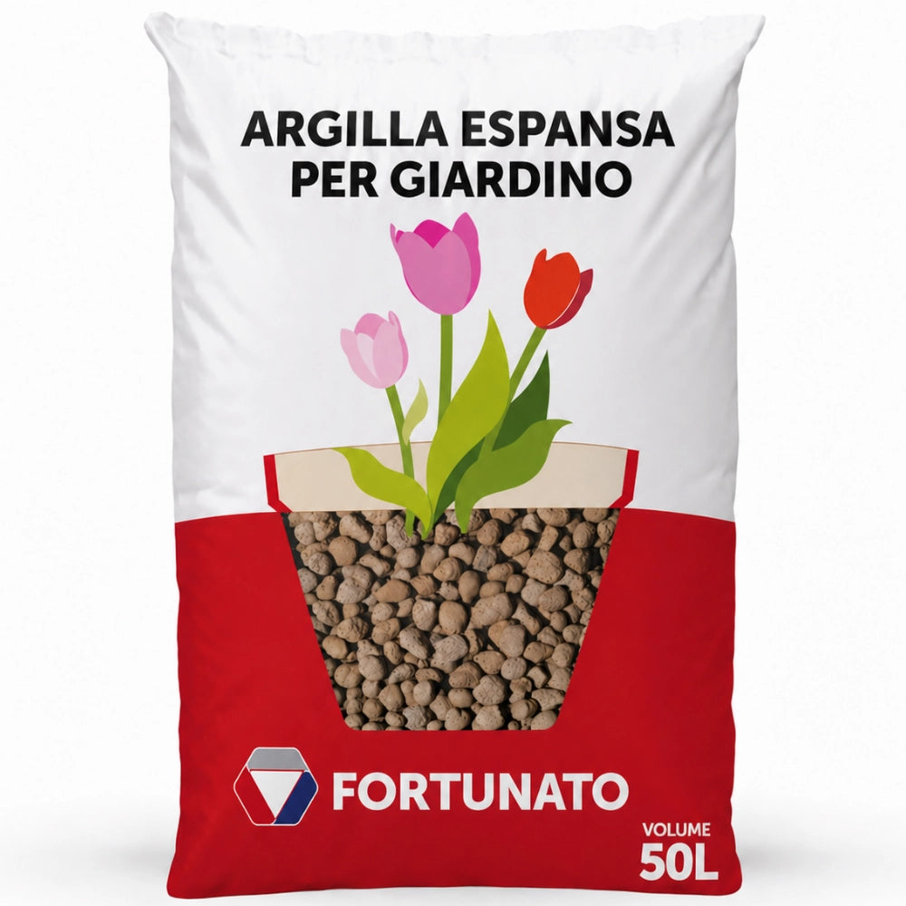 Argilla espansa leggera per piante 50 l 8-20 mm