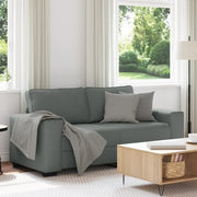 Divano a 2 Posti-Sofa 2 Posti Grigio Scuro 140 cm in Tessuto 983893