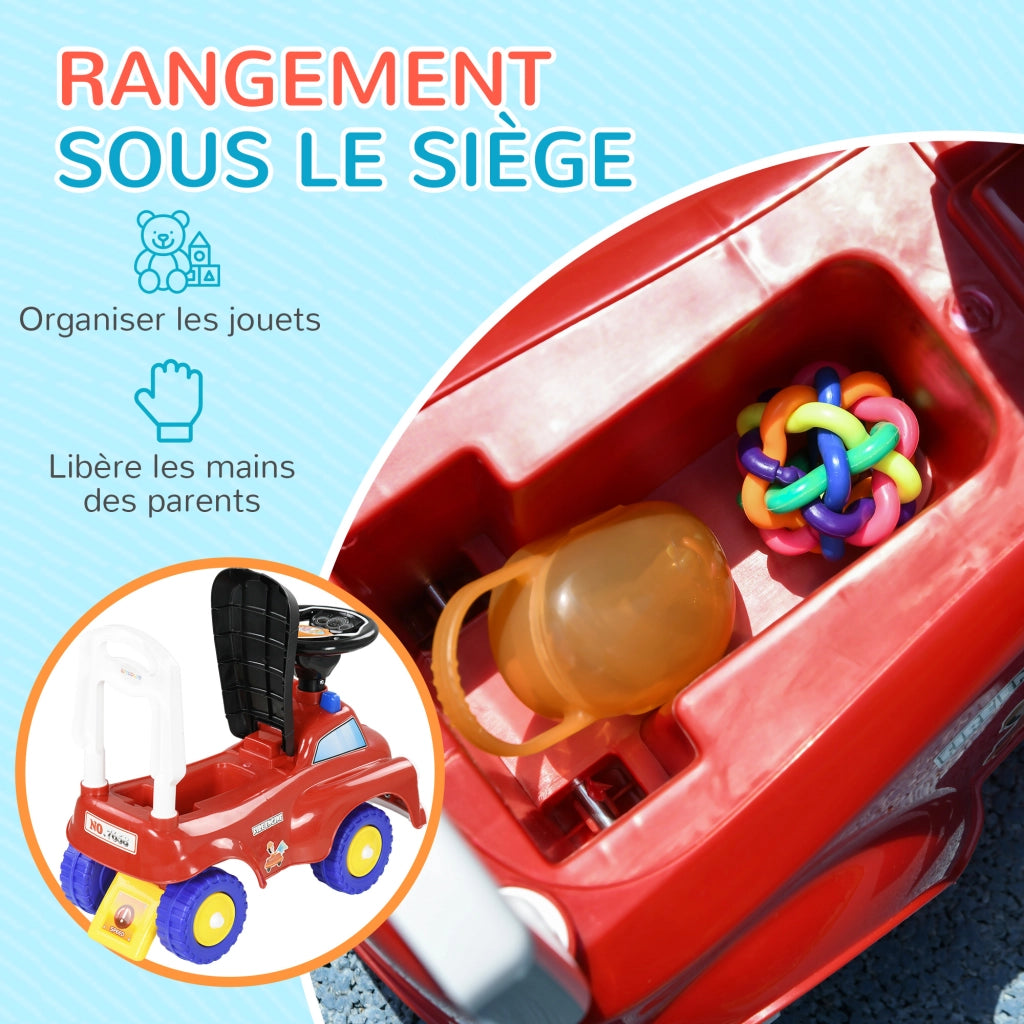 Camion dei pompieri per bambini ¨C Minimal ¨C rosso 18-36 mesi