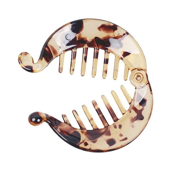 Clip per capelli per volume - 2 pezzi - supporto per coda di cavallo rotonda - chiusura robusta - adatto per capelli spessi - fermacapelli