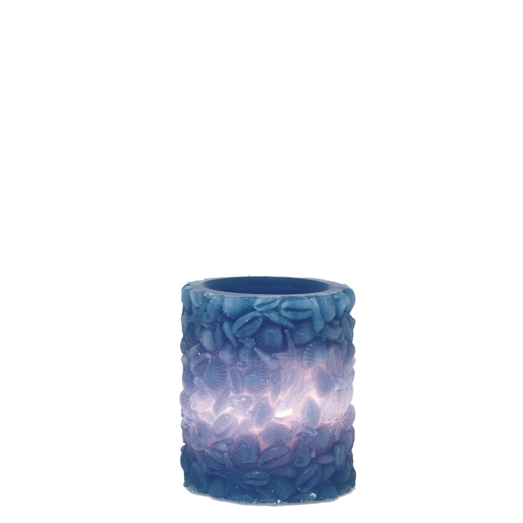 CANDELA DECORATIVA D7XH7.5CM STELLE / CONGHIGLIE