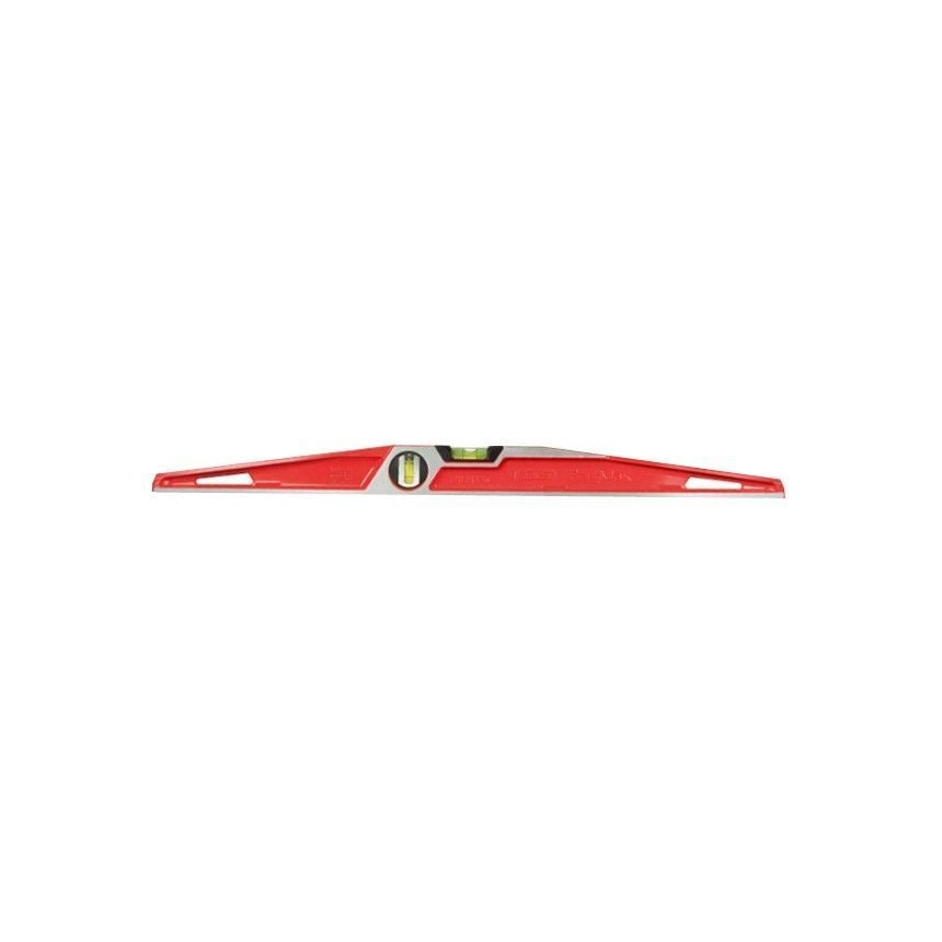 STANLEY 1-42-314 FatMax Livella Trapezoidale Antishock con Doppia Bolla Precisione 0,5 mm-m Alluminio Base Fresata 60 cm colore Arancione-Rosso