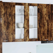 Armadio pensile Rovere fumé 80 x 31 x 100 cm Legno multistrato 884398