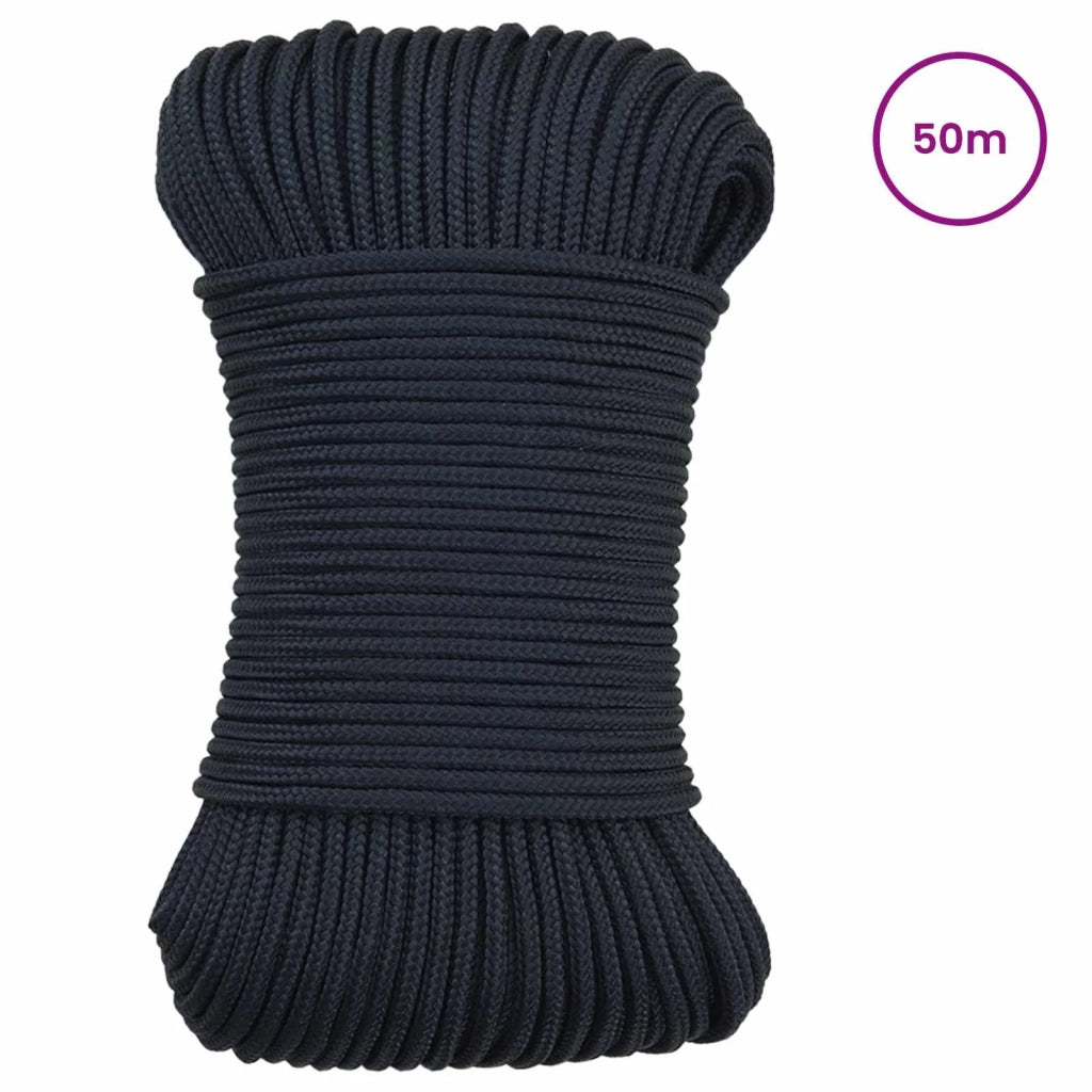 Corda da Barca Blu Reale 50 m Poliestere 42029714