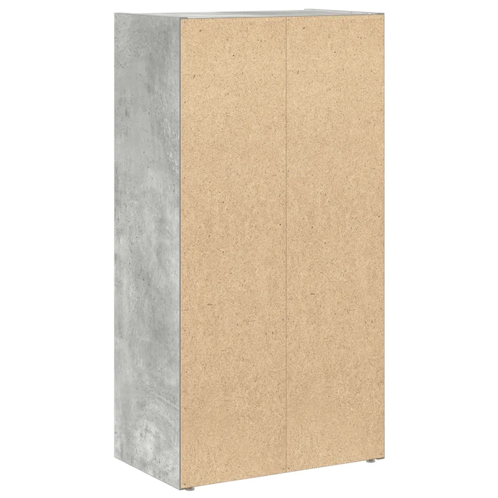 Libreria Grigio Cemento 40x24x77 cm in Legno Multistrato 860367