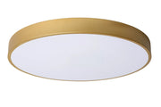 Plafoniera Lucide UNAR Ø50 LED 36W dimmerabile oro